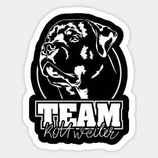 Rottweiler dog portrait gift Sticker